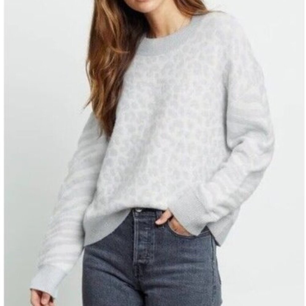 Rails Lana Mixed Animal Print Sweater Size Small